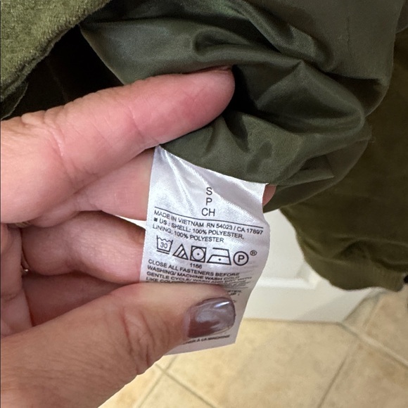 Banana Republic Factory Faux Suede Bomber Jacket - Picture 6 of 6